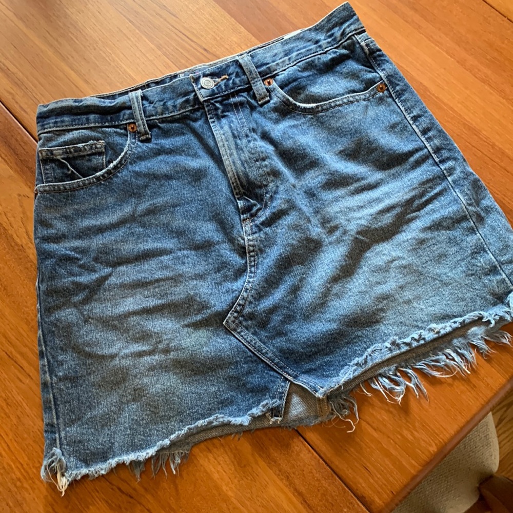 Lucky brand denim mini skirt